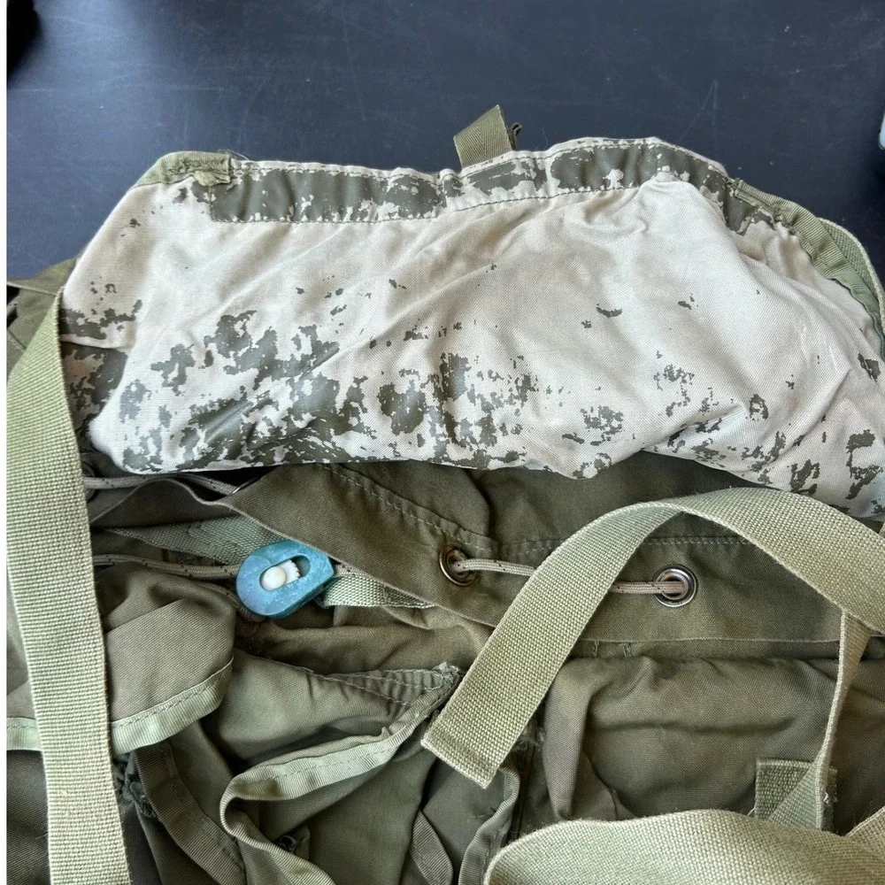 Vintage Military ALICE Field Pack Rucksack Olive Drab Canvas Backpack USA Made